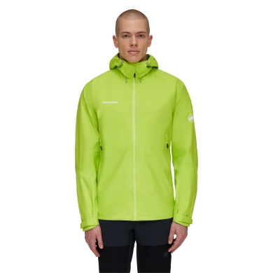 Mammut Regen-/Wanderjacke Convey Tour Hardshell (Gore-Tex 2.5‑Lagen, wasserdicht) limegrün Herren