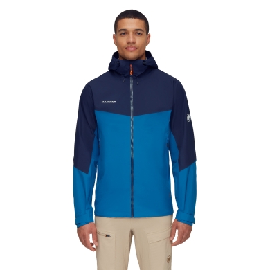 Mammut Regen-/Wanderjacke Convey Tour Hardshell (Gore-Tex 2.5‑Lagen, wasserdicht) deepblau Herren