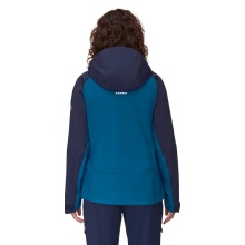 Mammut Wanderjacke Taiss Pro Hooded (Hardshelljacke) deepblau/marineblau Damen