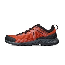 Mammut Wanderschuhe Alnasca Knit III Low GTX (Zustieg, atmungsaktiv, wasserdicht) schwarz/rot Herren