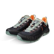 Mammut Wanderschuhe Alnasca Knit III Low (Zustieg, atmungsaktiv) schwarz/jadegrün Herren