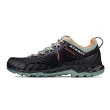 Mammut Wanderschuhe Alnasca Knit III Low (Zustieg, atmungsaktiv) schwarz/jadegrün Herren