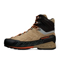 Mammut Wanderschuhe Kento Tour High GTX (Trekking, Spaltleder, wasserdicht) sandbraun/orange Herren