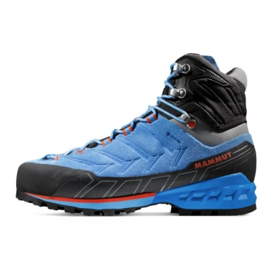 Mammut Wanderschuhe Kento Tour High GTX (Trekking, Spaltleder, wasserdicht) blau/titaniumgrau Damen