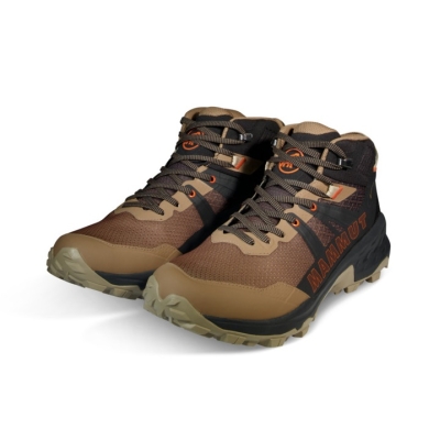 Mammut Wanderschuhe Sertig II Mid GTX (Trail, Multifunktion, wasserdicht) schwarz/sandbraun Herren