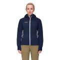 Mammut Isolationsjacke Taiss Insulation Hybrid Hooded (PFC-frei, atmungsaktiv) marineblau Damen