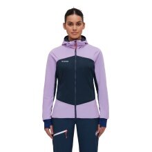 Mammut Isolationsjacke Taiss Insulation Hybrid Hooded (PFC-frei, atmungsaktiv) violett/marineblau Damen