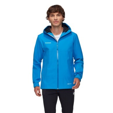 Mammut Hardshell-Wanderjacke Treeline HS Hooded (2-Lagen, wasserdicht, winddicht) blau Herren