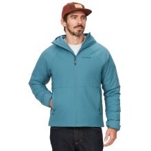 Marmot Isolationsjacke Novus Hoody (atmungsaktiv, wasserabweisend, PFC-frei) blau Herren