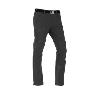 Maul Wander-Trekkinghose Eiger XT Zipp-Off (lange Hose und Bermudas in einem) caviarschwarz Herren