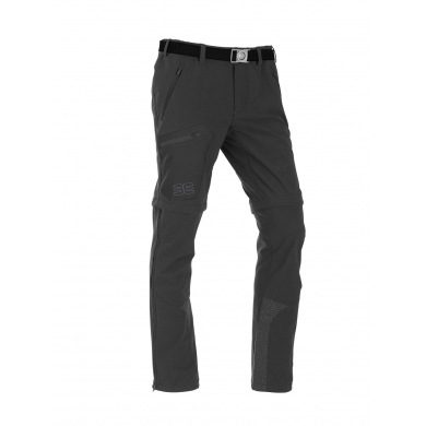 Maul Wander-Trekkinghose Eiger XT Zipp-Off (lange Hose und Bermudas in einem) caviarschwarz Herren