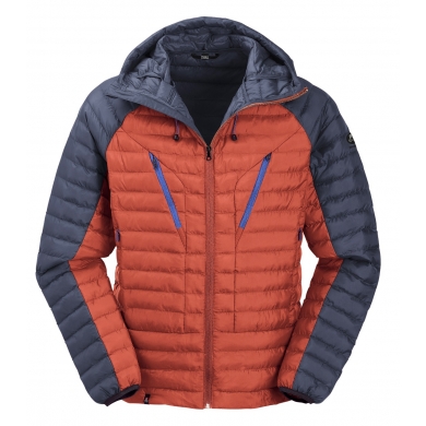 Maul Winter-/Steppjacke Kühtai orange/navy Herren