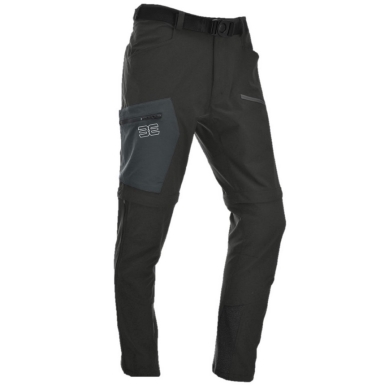 Maul Wander-Trekkinghose Eiger Ultra T-Zipp-Off (lange Hose und Bermudas in einem) schwarz/grau Herren