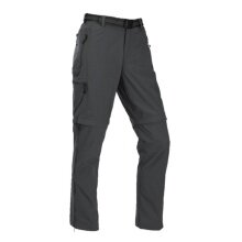 Maul Wander-Trekkinghose Quebec XT T-Zipp-Off (lange Hose und Bermudas in einem) dunkelgrau Herren