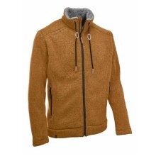 Maul Strickfleecejacke Lichtenau (wärmeisolierung, atmungsaktiv) orange/braun Herren