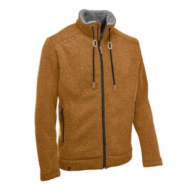 Maul Strickfleecejacke Lichtenau (wärmeisolierung, atmungsaktiv) orange/braun Herren