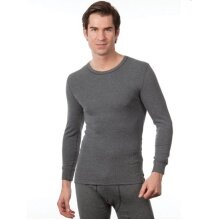 Medima Unterwäsche Langarmshirt Hemd (Angora und Baumwolle) grau Herren (Gr. XL-XXL)