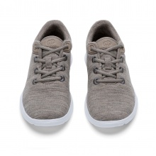 Merinos Sneaker Lace Up Merinowolle beige Damen