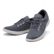 Merinos Sneaker Lace Up Merinowolle grau Damen