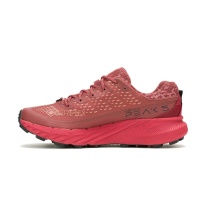 Merrell Trail-Laufschuhe Agility Peak 5 GTX (wasserdicht, Rock Plate) rot/pink Herren