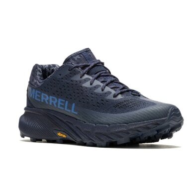 Merrell Trail-Laufschuhe Agility Peak 5 (angenehmer Tragekomfort, Rock Plate) dunkelblau Herren