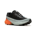 Merrell Trail-Laufschuhe Agility Peak 5 GTX (wasserdicht, Rock Plate) schwarz/grau/orange Herren