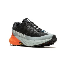 Merrell Trail-Laufschuhe Agility Peak 5 (angenehmer Tragekomfort, Rock Plate) schwarz/orange Herren