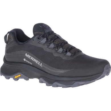 Merrell Trail-Laufschuhe Moab Speed GTX (wasserdicht) schwarz/asphaltgrau Damen