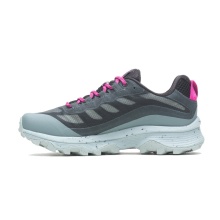 Merrell Trail-Laufschuhe Moab Speed GTX (wasserdicht) dunkelblau/hellblau Damen