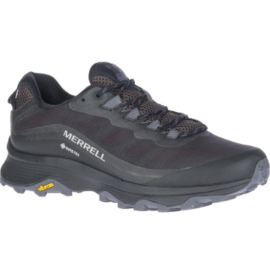 Merrell Trail-Laufschuhe Moab Speed GTX (wasserdicht) schwarz/asphaltgrau Herren