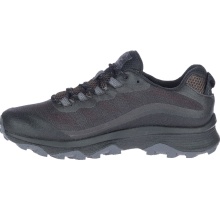 Merrell Trail-Laufschuhe Moab Speed GTX (wasserdicht) schwarz/asphaltgrau Herren