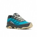 Merrell Trail-Laufschuhe Moab Speed GTX (wasserdicht) blau/schwarz Herren