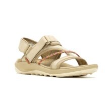 Merrell Sandale Terran 4 Backstrap (Vollnarbenleder, Klettverschluss) beige/braun Damen