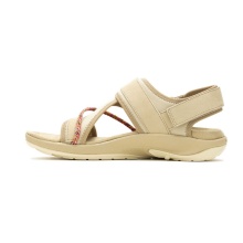 Merrell Sandale Terran 4 Backstrap (Vollnarbenleder, Klettverschluss) beige/braun Damen