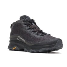 Merrell Wanderschuhe Moab Speed Mid GTX (wasserdicht) schwarz/asphaltgrau Herren