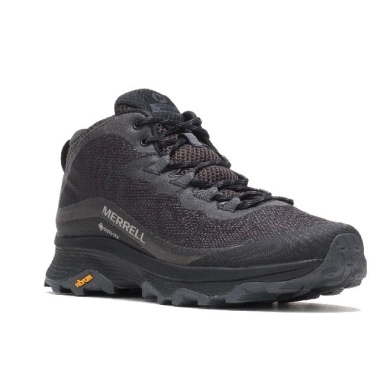 Merrell Wanderschuhe Moab Speed Mid GTX (wasserdicht) schwarz/asphaltgrau Herren