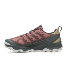 Merrell Wanderschuhe Speed Eco WP (wasserdicht, atmungsaktiv) charcoal/rot Damen