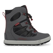 Merrell Winterstiefel Snow Bank 4.0 WTRPF (wasserdicht, warm) grau/schwarz/rot Jungen