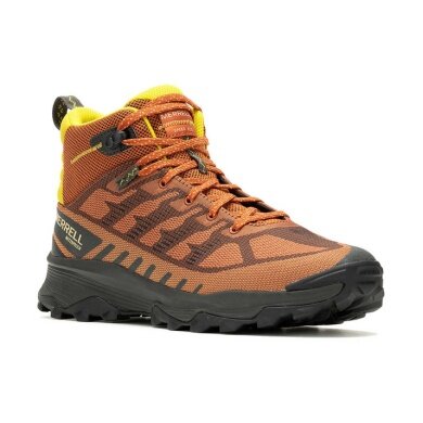 Merrell Wanderschuhe Speed Eco Mid Waterproof (wasserdicht, atmungsaktiv) orange/braun Herren