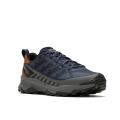 Merrell Wanderschuhe Speed Eco WP (wasserdicht, atmungsaktiv) blau/grau/orange Herren