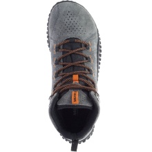 Merrell Sneaker Wrapt Mid WP (Minimal-Laufschuhe, Leder, wasserdicht) granitegrau Herren