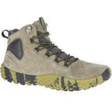 Merrell Sneaker Wrapt Mid WP (Minimal-Laufschuhe, Leder, wasserdicht) olivegrün Herren