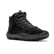 Merrell Sneaker Wrapt Mid WP (Minimal-Laufschuhe, Leder, wasserdicht) schwarz Herren