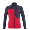 Millet Fleecejacke Seneca (Polartec Power Grid) rot/saphirblau Herren