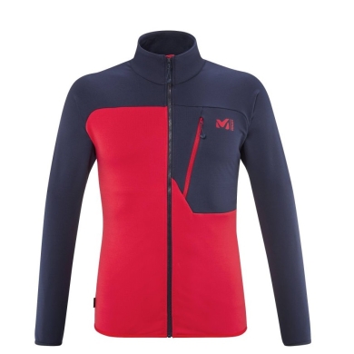 Millet Fleecejacke Seneca (Polartec Power Grid) rot/saphirblau Herren