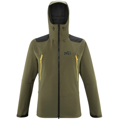 Millet Softshelljacke K Absolute Shield (4-Wege-Stretch) khakigrün Herren