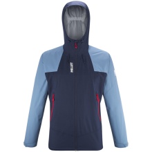 Millet Hardshell-Wanderjacke Fitz Roy (wasserdicht, atmungsaktiv) saphirblau/denimblau Herren