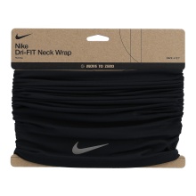 Nike Multifunktionstuch (Halswärmer) Dri Fit Wrap 2.0 Neckwarmer 2022 schwarz/silber - 1 Stück