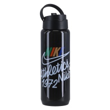 Nike Trinkflasche TR Renew Recharge Straw Bottle (mit Trinkhalm) schwarz 700ml