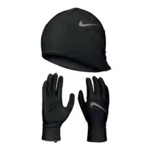 Nike Essential Mütze + Handschuhe Set schwarz